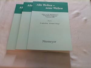 Bild des Verkufers fr Alten Welten - neue Welten: Akten des 9. Kongresses der Internationalen Vereinigung fr germanische Sprach- und Literaturwissenschaft. Bnde 1-3 zum Verkauf von Versandantiquariat Christian Back