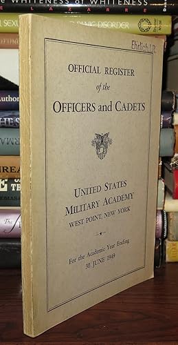 Image du vendeur pour OFFICIAL REGISTER OF THE OFFICERS AND CADETS mis en vente par Rare Book Cellar