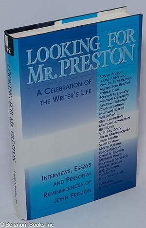 Imagen del vendedor de Looking for Mr. Preston a la venta por Bolerium Books Inc.