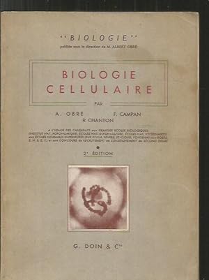 BIOLOGIE CELLULAIRE