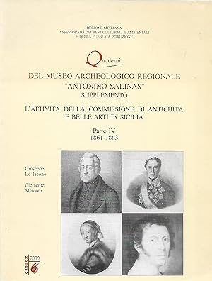 Imagen del vendedor de qUADERNI DEL mUSEO aRCHEOLOGICO rEGIONALE aNTONIO sALINAS N.8 a la venta por Libreria Del Corso