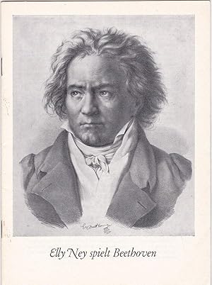 Bild des Verkufers fr Elly Ney spielt Beethoven zum Verkauf von Versandantiquariat Karin Dykes