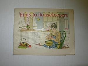 Hints to Housekeepers