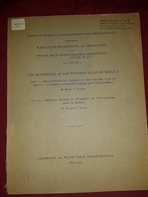 Immagine del venditore per Papers in Physical Oceanography and Meteorology, Vol. XII, No 4: The Sediments of the Western Gulf of Mexico venduto da Rob the Book Man
