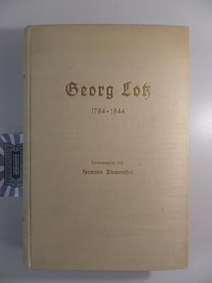 Imagen del vendedor de Georg Lotz 1784-1844. Aus dem literarischen Leben des hamburgischen Biedermeier. a la venta por Druckwaren Antiquariat