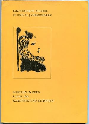 Auktion in Bern, 8. Juni 1966, Kornfeld und Klipstein. Auktion 118. Illustrierte Bücher des 19. u...