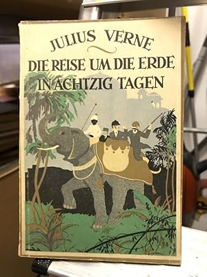 Bild des Verkufers fr Die Reise um die Erde in Achtzig Tagen Herausgegeben von Karl Linke zum Verkauf von Antiquariat Liber Antiqua