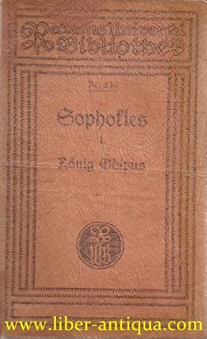 Sophokles Tragödien, Band 1: König Ödipus; übersetzt von Georg Thudichum; Reclam, Universalbibli...