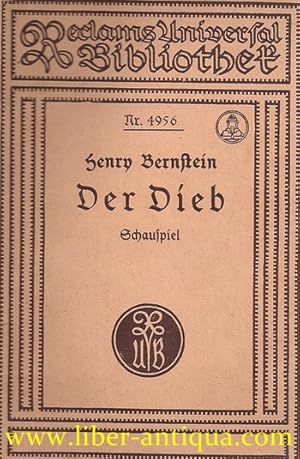 Der Dieb: Ein Schauspiel, deutsch von Rudolf Lothar; Reclam, UBBNr. 4956