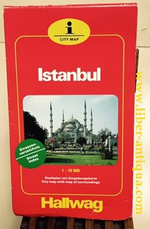 Istanbul 1 : 10 500; Stadtplan mit Umgebungskarte/ Plan de ville avec carte des environs/ Pianta ...