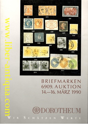 Dorotheum 6909. Aution - Briefmarken 14.-16.03.1990