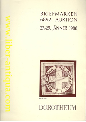 Dorotheum 6892. Auktion - Briefmarken 27.-29.01.1988