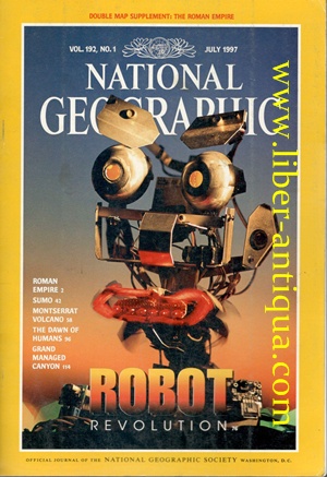 National Geographic - Vol 192, No 1 - Inhalt: robots revolution, roman empire, sumo, montserrat v...