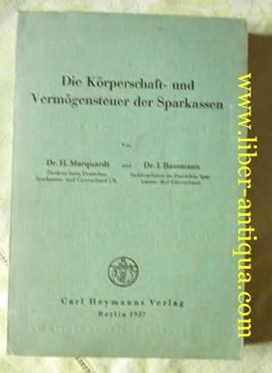 Die Körperschaft- und Vermögensteuer der Sparkassen