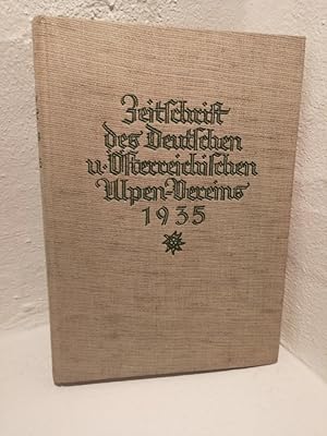 Zeitschrift des Deutschen und Österreichischen Alpenvereins Jahrgang 1935 Band 66 (Jahrbuch),