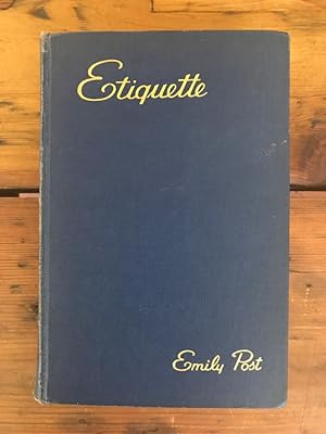 Etiquette - The Blue Book of Social Usage