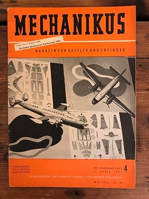 Bild des Verkufers fr Mechanikus 4/1957 Magazin fr Bastler und Erfinder, zum Verkauf von Antiquariat Liber Antiqua