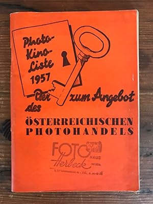 Photokino-Liste 1957 - der Schlüssel zum Angebot des österreichischen Photohandels