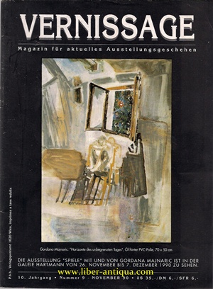 Bild des Verkufers fr Vernissage 9/1990 - Magazin fr aktuelles Ausstellungsgeschehen, zum Verkauf von Antiquariat Liber Antiqua
