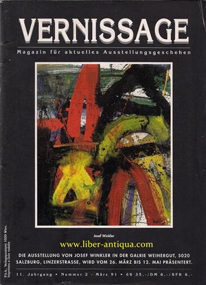 Bild des Verkufers fr Vernissage 2/1991 - Magazin fr aktuelles Ausstellungsgeschehen, zum Verkauf von Antiquariat Liber Antiqua