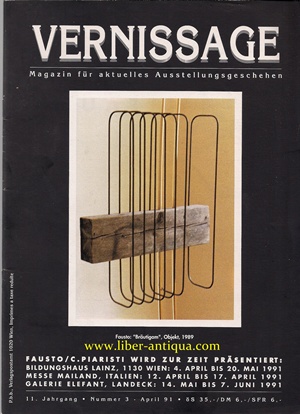 Bild des Verkufers fr Vernissage 3/1991 - Magazin fr aktuelles Ausstellungsgeschehen, zum Verkauf von Antiquariat Liber Antiqua