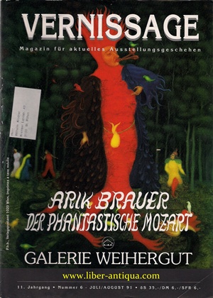 Bild des Verkufers fr Vernissage 6/1991 - Magazin fr aktuelles Ausstellungsgeschehen, zum Verkauf von Antiquariat Liber Antiqua