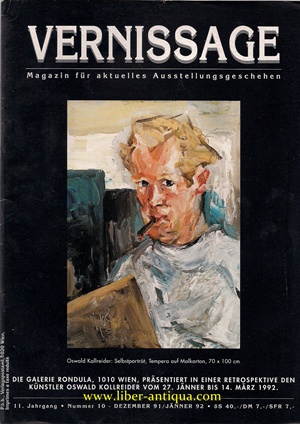 Bild des Verkufers fr Vernissage 10/1991 - Magazin fr aktuelles Ausstellungsgeschehen, zum Verkauf von Antiquariat Liber Antiqua
