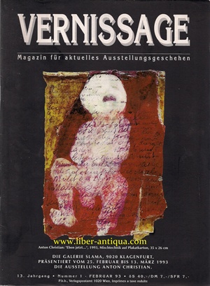 Bild des Verkufers fr Vernissage 1/1993 - Magazin fr aktuelles Ausstellungsgeschehen, zum Verkauf von Antiquariat Liber Antiqua