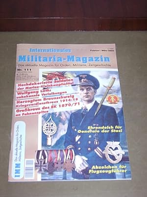 Internationales Militaria-Magazin Nr.111 (Februar/März 2004) Das aktuelle Magazin für Orden, Mili...