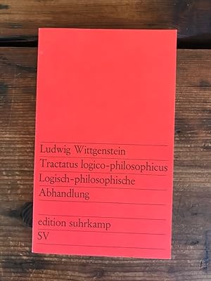 Tractatus logico-philosophicus: Logisch-philosophische Abhhandlung