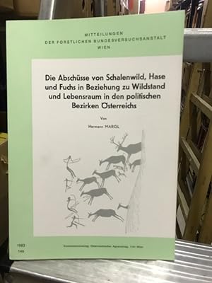 Die Abschüsse von Schalenwild, Hase und Fuchs in Beziehung zu Wildstand und Lebensraum in den pol...