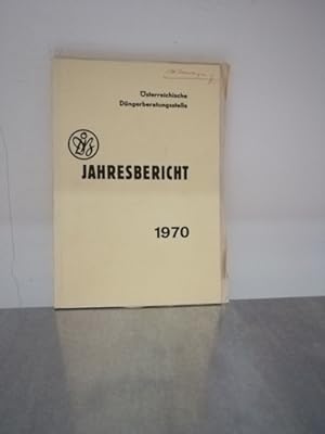 Jahresbericht 1970