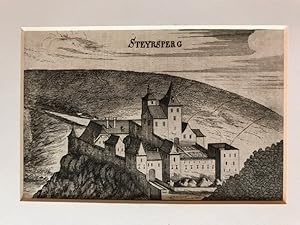 Bild des Verkufers fr Kupferstich Steyrsperg (bei Neunkirchen N), um 1680 zum Verkauf von Antiquariat Liber Antiqua