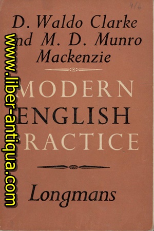 Seller image for Modern English Practice - Exercises in English for foreign students for sale by Antiquariat Liber Antiqua