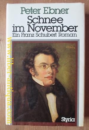 Bild des Verkufers fr Schnee im November: Ein Franz Schubert Roman zum Verkauf von Antiquariat Liber Antiqua