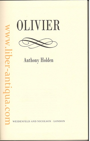 Imagen del vendedor de Olivier a la venta por Antiquariat Liber Antiqua