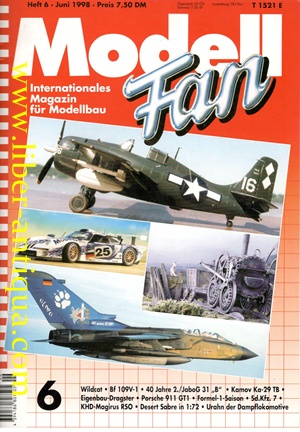 Modell-Fan Heft 6/Juni 1998 - Internationales Magazin für Modellbau,