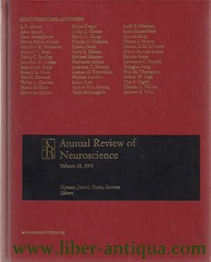 Bild des Verkufers fr Annual Review of Neuroscience - Volume 28, 2005 zum Verkauf von Antiquariat Liber Antiqua