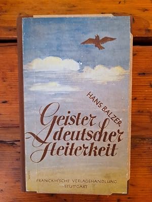 Image du vendeur pour Geister deutscher Heiterkeit - Ein Vortragbuch mis en vente par Antiquariat Liber Antiqua