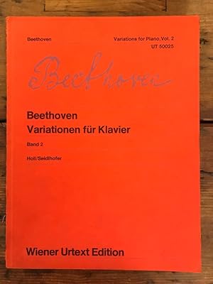 Imagen del vendedor de Ludwig van Beethoven: Variationen fr Klavier Band 2/ Variations for Piano/Volume 2; UT 50025 a la venta por Antiquariat Liber Antiqua