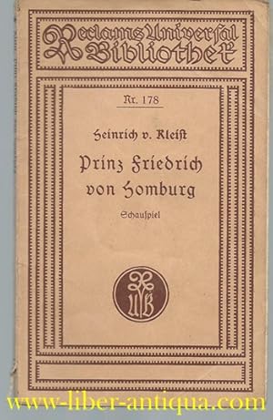 Prinz Friedrich von Homburg: Schauspiel