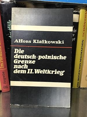 Immagine del venditore per Die deutsch-polnische Grenze nach dem II.Weltkrieg. venduto da Antiquariat Liber Antiqua