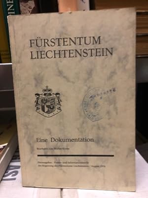 Imagen del vendedor de Frstentum Liechtenstein - eine Dokumentation Bearbeitet von Walter Kranz, a la venta por Antiquariat Liber Antiqua