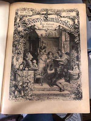 Schorers Familienblatt XIV Band 1893 gebundene der illustrierten Zeitschrift im Großformat,