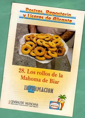 Image du vendeur pour POSTRES, REPOSTERIA Y LICORES DE ALICANTE. Fascculo 28 : Los rollos de la Mahoma de Biar. mis en vente par Librera DANTE