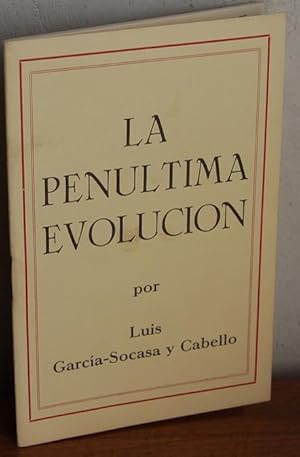 Imagen del vendedor de LA PENLTIMA EVOLUCIN a la venta por EL RINCN ESCRITO