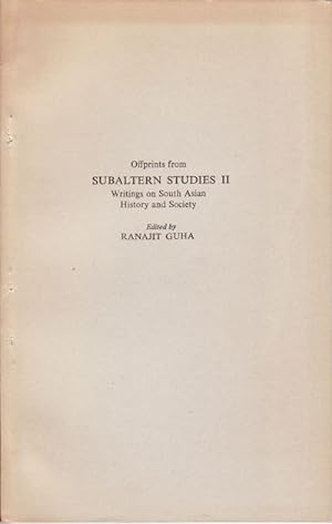 Bild des Verkufers fr Conditions for Knowledge of Working-Class Conditions: Employers, Government and the Jute Workers of Calcutta, 1890-1940. Offprints from Subaltern Studies II. Writings on South Asian History and Society. zum Verkauf von Asia Bookroom ANZAAB/ILAB