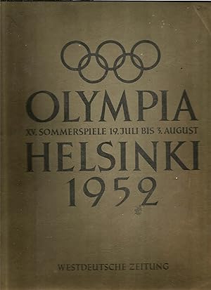 Imagen del vendedor de Olympia Helsinki 1952. XV. Sommerspiele 19. Juli bis 3. August. Sammelalbum. a la venta por Sigrid Rhle