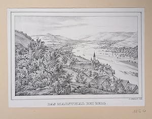 Das Mainthal bei Zell. Lithographie v. A. Schleich. Beilage zum Würzburger Abendblatt um 1850. 13...