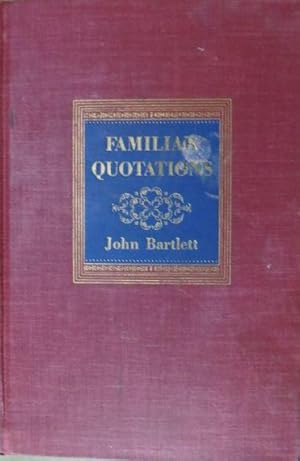 Seller image for Familiar Quotations for sale by Bookshop Baltimore